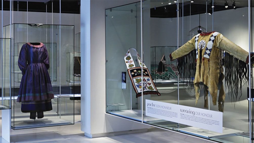 Apri foto 5 di 5. Costumes and textiles on display at the Musee McCord in Montreal