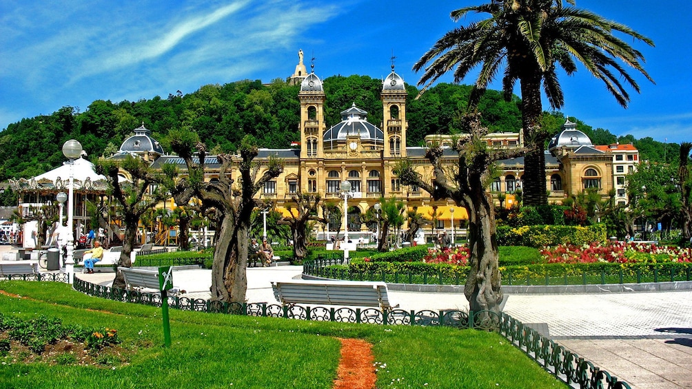 Show item 1 of 8. Palace and garden in San Sebastian