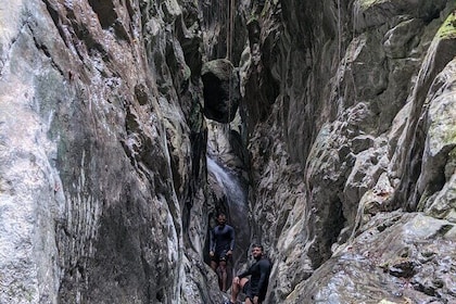 Hiking Tabernacle Thundering Waterfall in Dominican Republic