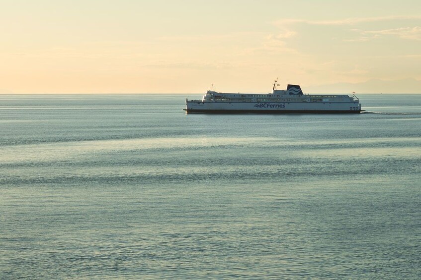 BC ferry from a distance