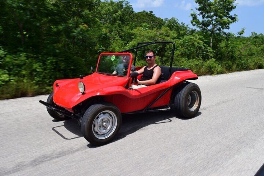 Cozumel by Dune Buggy Adventure Snorkel and Lunch