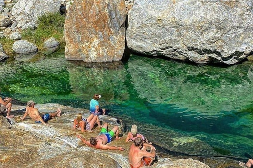 Sierra de la Laguna Hiking and Natural Springs Swim with Waterfalls