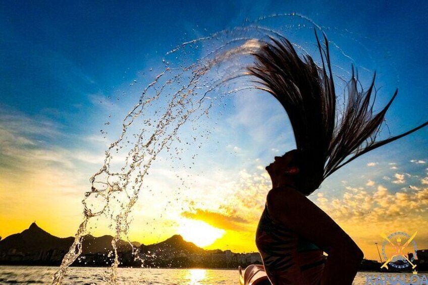 Sunset Tour of Polynesia Canoe in Rio de Janeiro