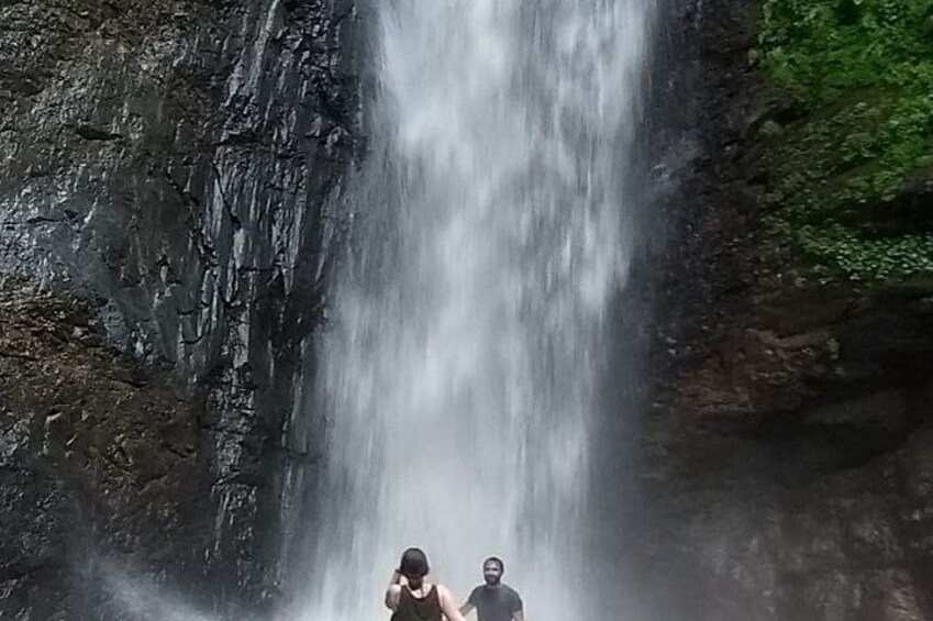 have fun in the water fall