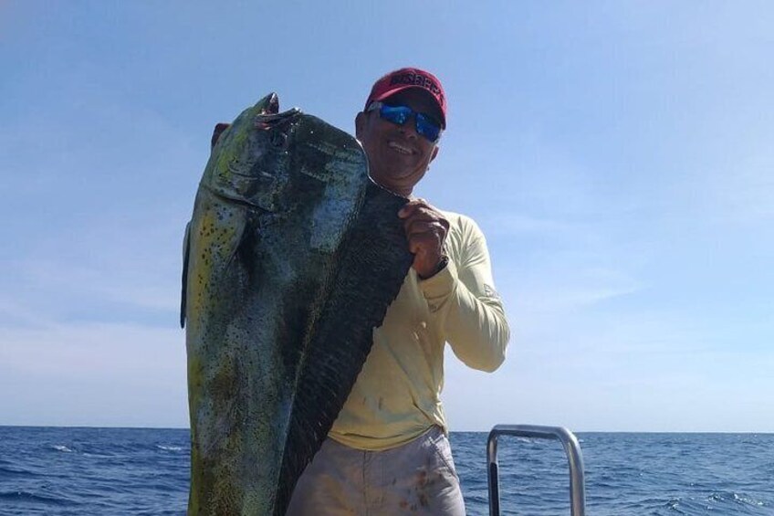 Captain Ismael with a big Dorado