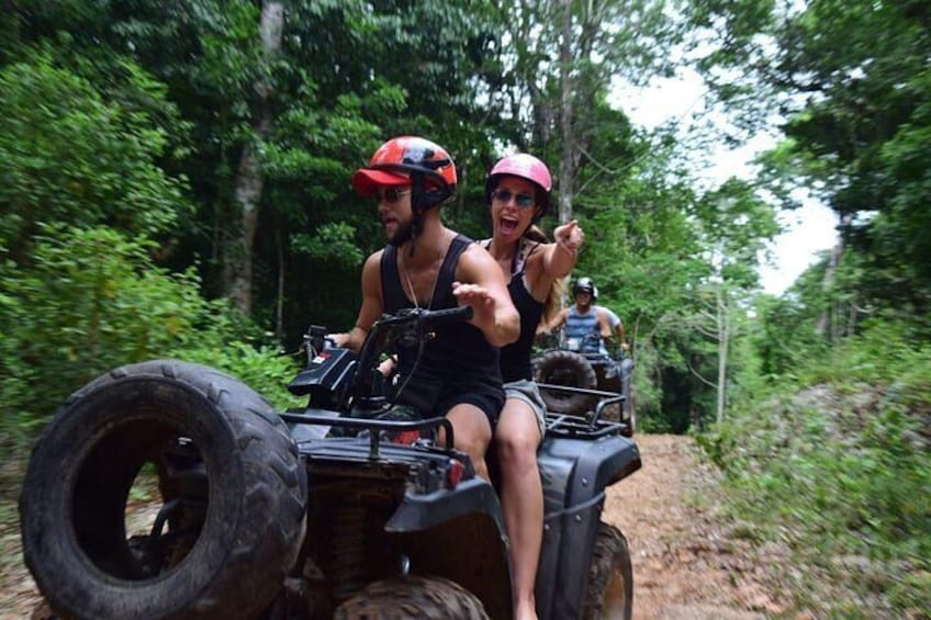 ATVs in the jungle