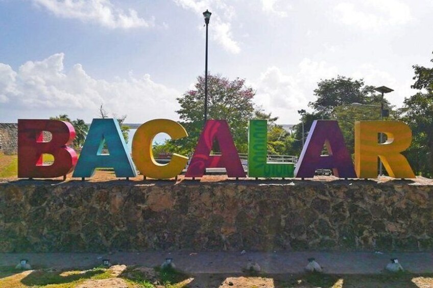 Bacalar letters sign