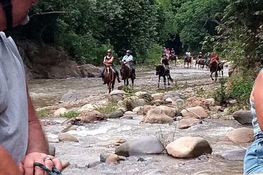 Exciting horse back riding