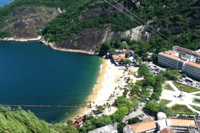 Vermelha Beach from Sugarloaf Mountain by Luis Darin
