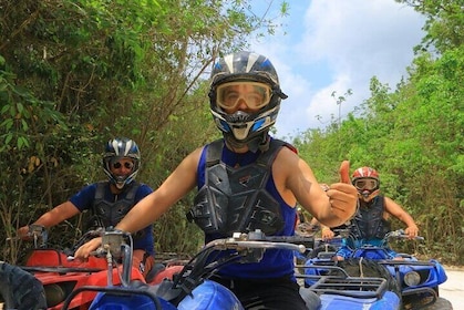 Jungle Adventure from Cancun: ATVs, ziplines, cenote and fun!