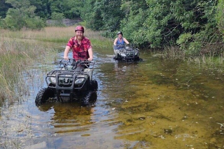 ATV excursion through the Cozumel jungle