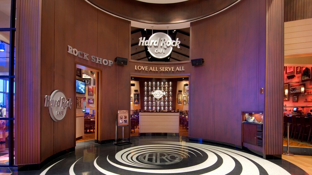 Hard Rock Cafe lobby in Biloxi