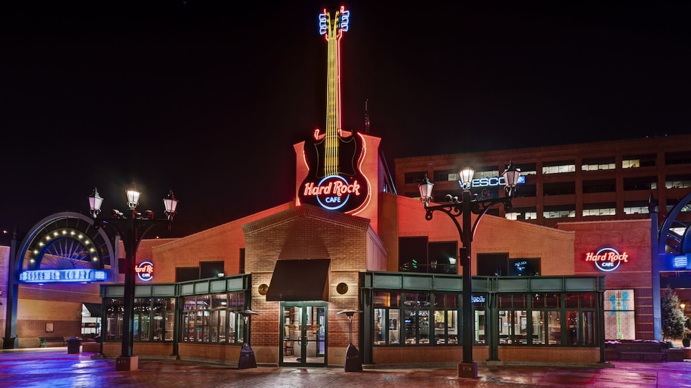 Exterior view of the Pittsburg Hard Rock Cafe