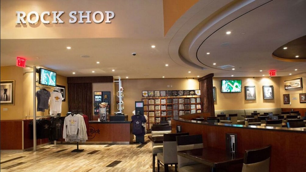 Rock Shop at the Yankee Stadium Hard Rock Cafe in New York