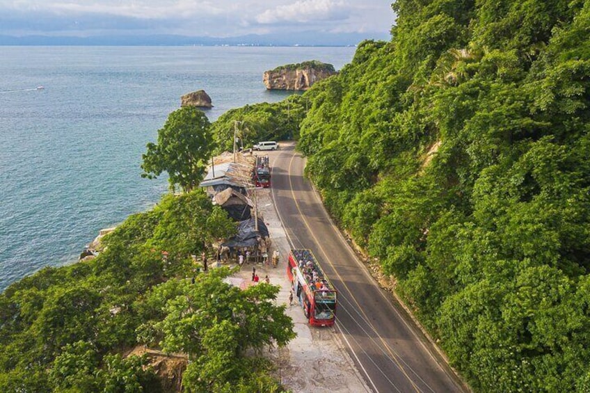 Hop On Hop Off Tour with Free Stops in Puerto Vallarta