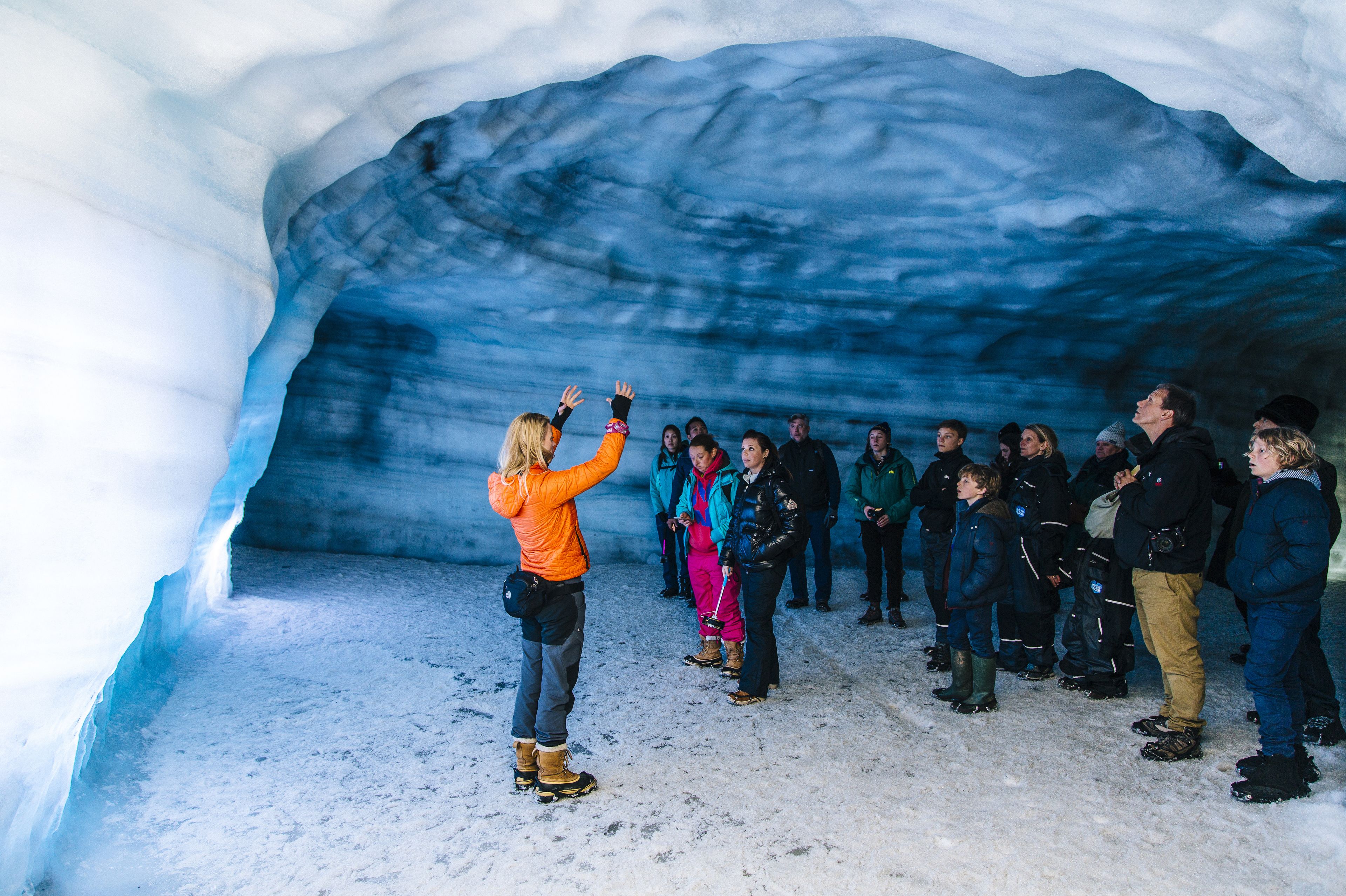 glacier and ice cave tour iceland