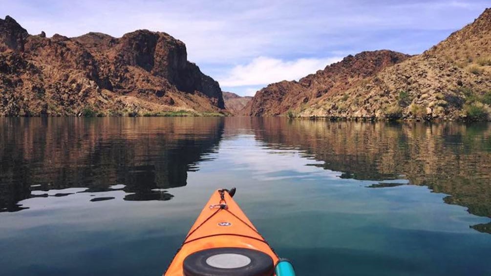 Show item 5 of 8. View from kayak down the Colorado River