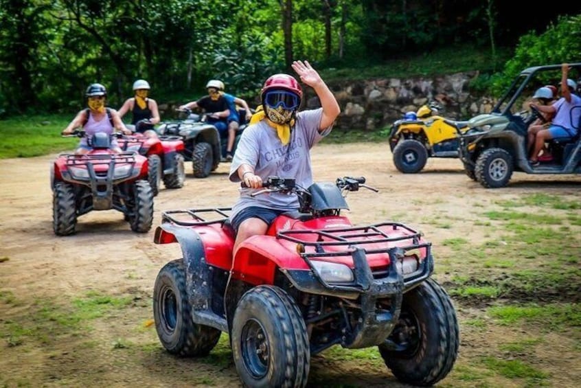 Have a lot of fun driving an ATV