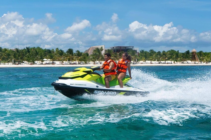 Maroma Beach: Combo ATV & Waverunner