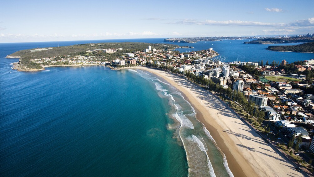 Manly beach view in Australia 