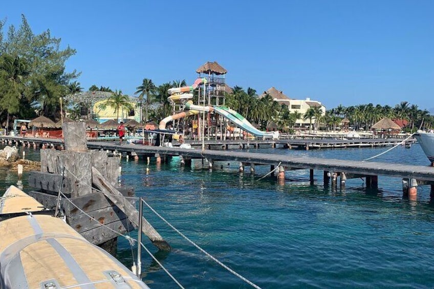 Private Catamaran From Cancun To Island Mujeres