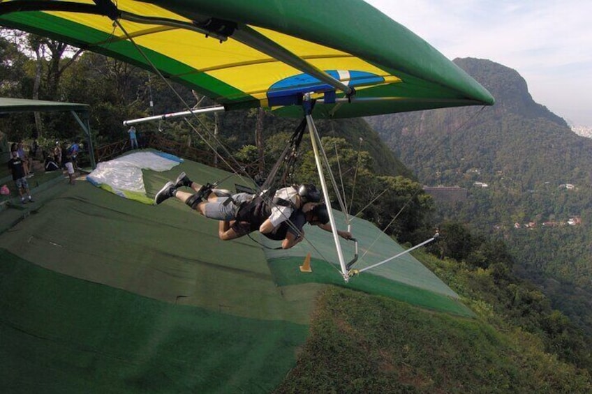 Paragliding and Hang gliding included Pick up and drop off from your hotel.