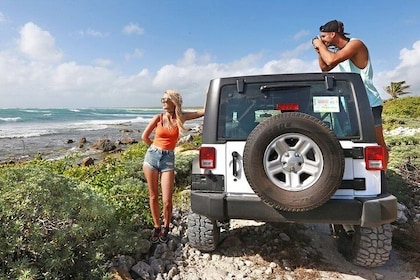 Private Jeep Experience with Lunch, Snorkel, Cenote & Punta Sur