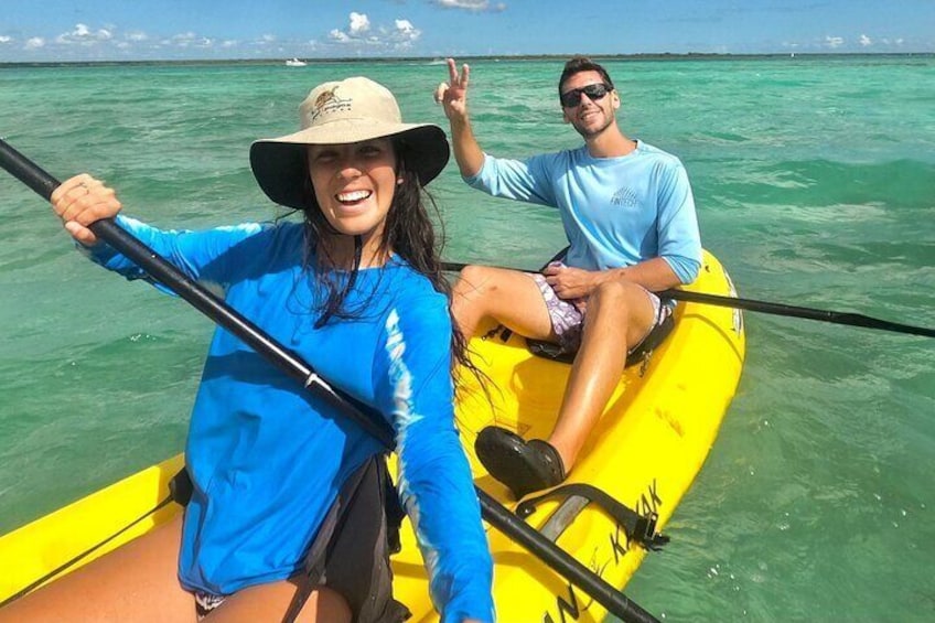 Kayak Adventure at Bacalar Sujuy-Ha with Transportation from Cancún 