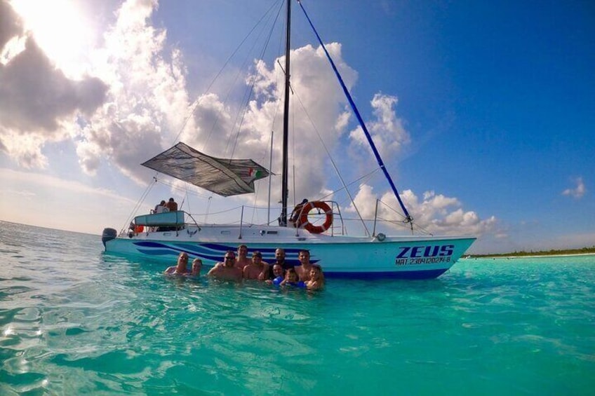 El Cielo reef by Catamaran snorkeling tour