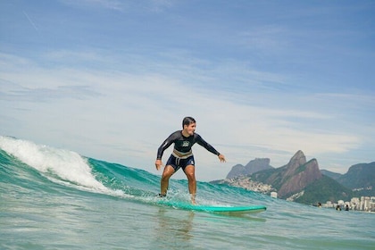 Surf Lesson at Arpoador Beach with Mandala Rio Surf School