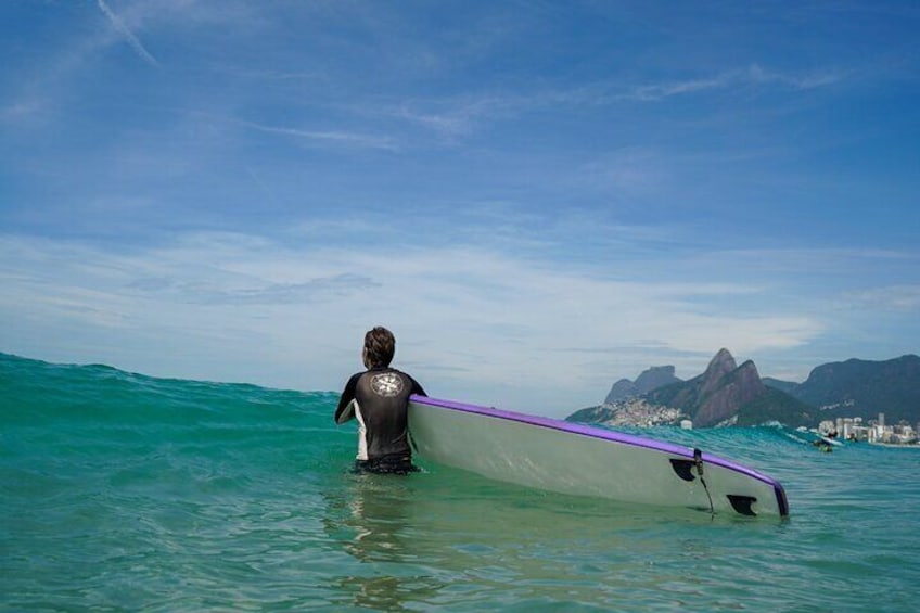Surf Lesson at Arpoador Beach with Mandala Rio Surf School