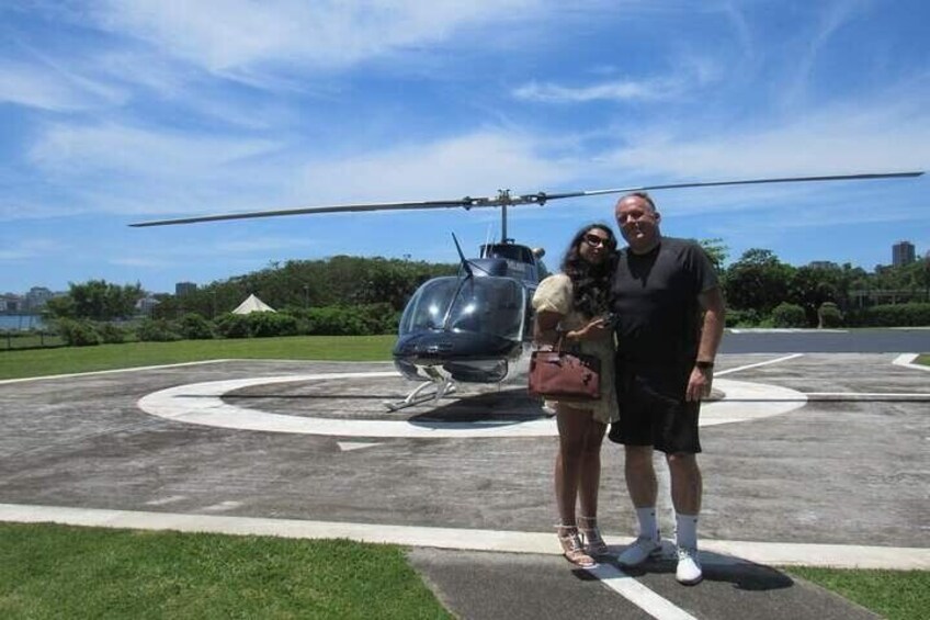 Rio Helicopter Private Tour with Transport to Boarding Area (Exclusive Flight)