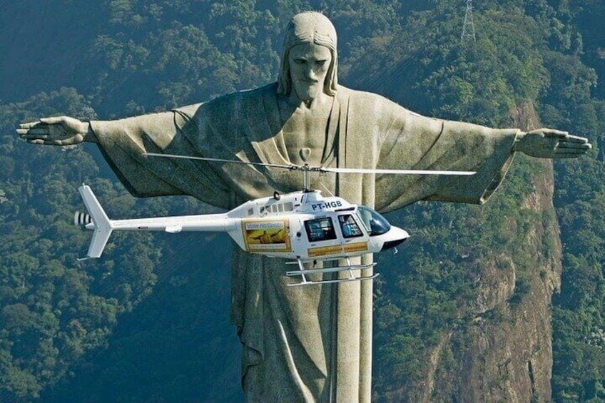 Rio Helicopter Private Tour with Transport to Boarding Area (Exclusive Flight)