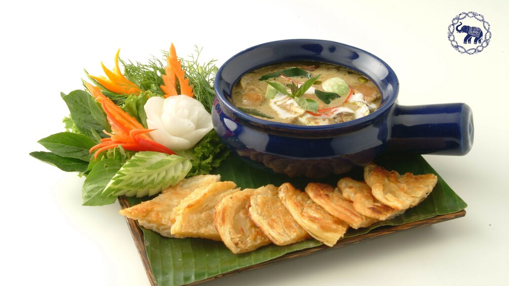 Food prepared at the Blue Elephant Cooking School in Phuket