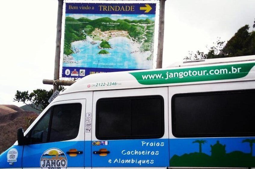 Van or Jeep ride to Trindade Brush Beach Serra da Bocaina National Park