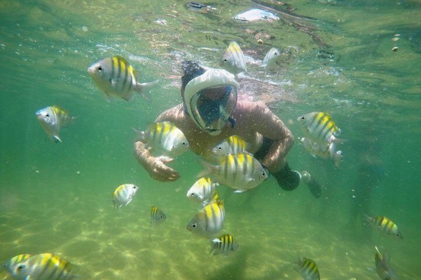 Easy Diving - Lord Beach Snorkeling - Leaving Forte Beach by Emytour
