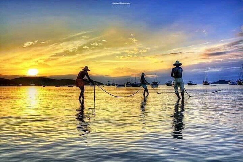 Sculpture The Three Fishermen