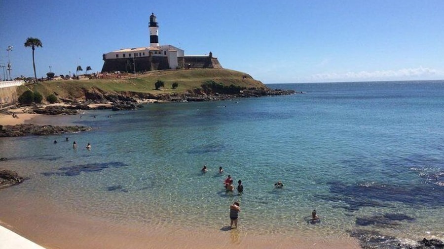 considered by tourists one of the best beach for swimming, so is the lighthouse of the bar
