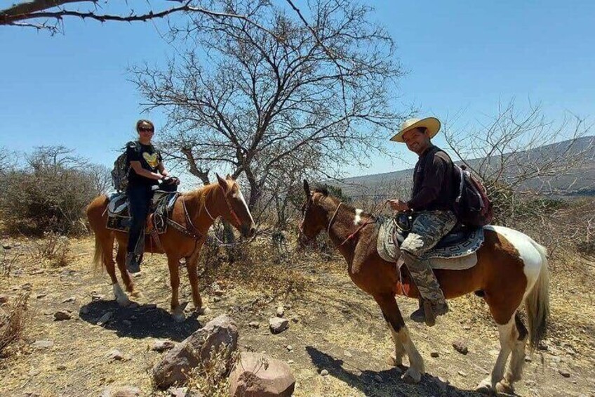 Horseback Riding in the Capulines