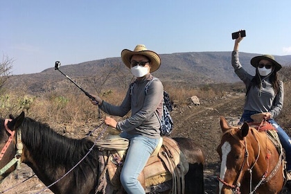 Horseback Riding in the Capulines