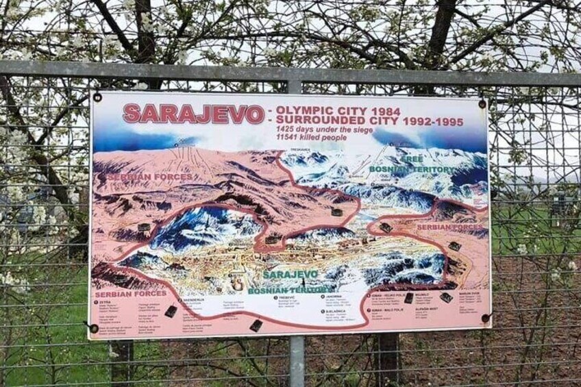 Sarajevo Under Siege Half Day Private Tour