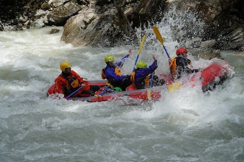 Whitewater Action Rafting Experience in Engadin