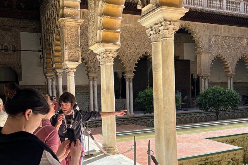 Small-Group Alcazar of Seville Guided Tour with entry ticket