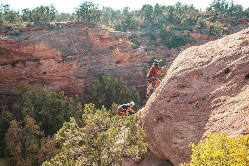 Via Ferrata "Iron Path". A unique canyoneering experience with climbing and rappelling.