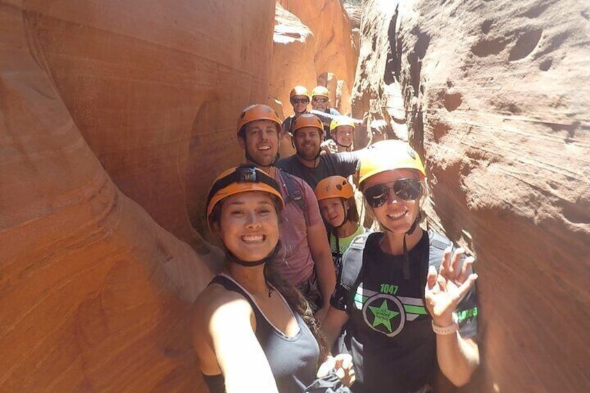 Half Day Slot Canyon Canyoneering near East Zion