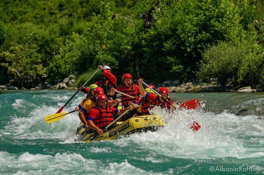 Rafting Vjosa river