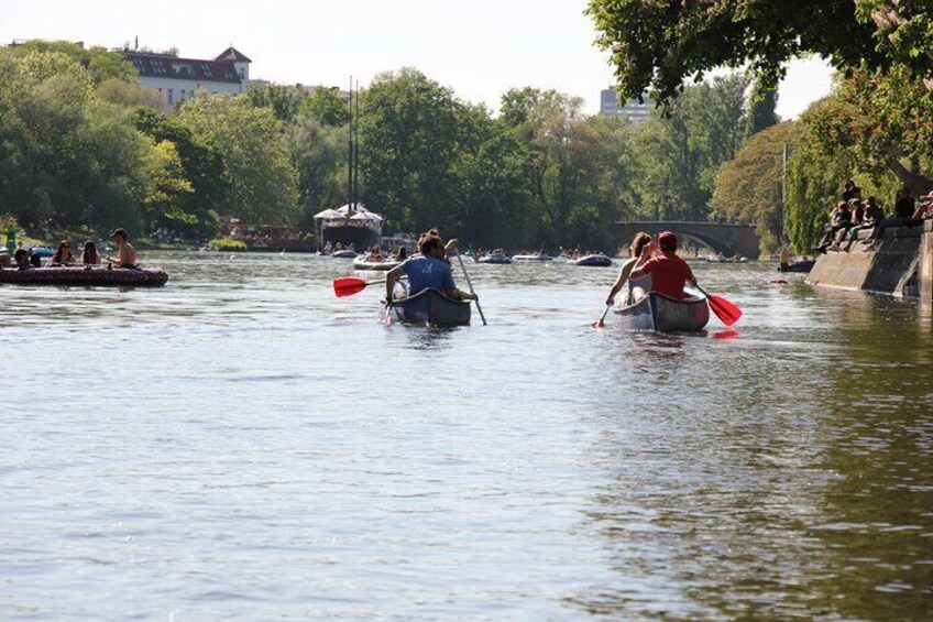 Explore Berlin by canoe