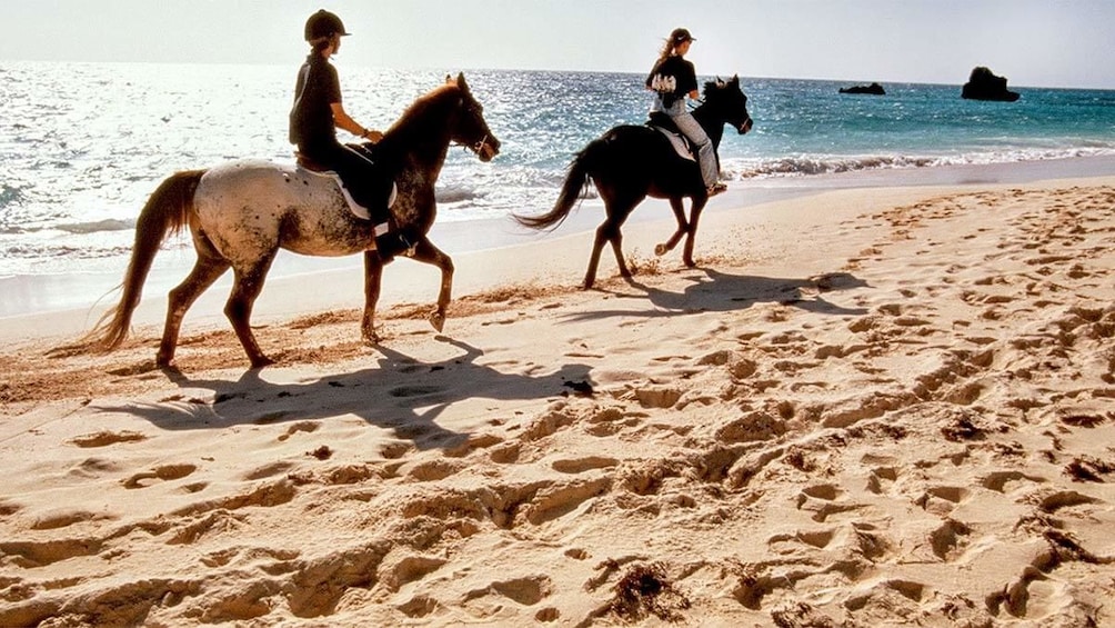 Two guests Krabi Horse Riding at Ao Nam Mao Beach