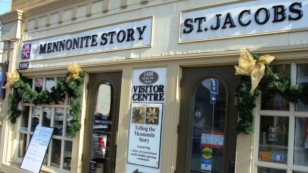 Show item 1 of 4. Mennonite visitor center in St Jaobs