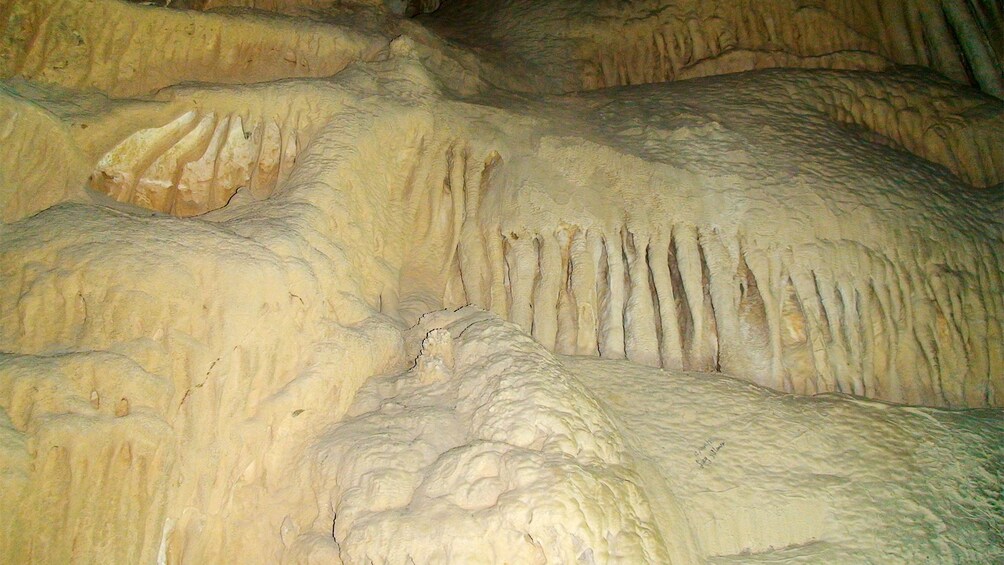 Close view of the Garcia Caves in Mexico  